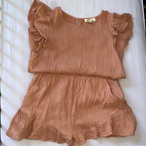 boutique gauze two piece set